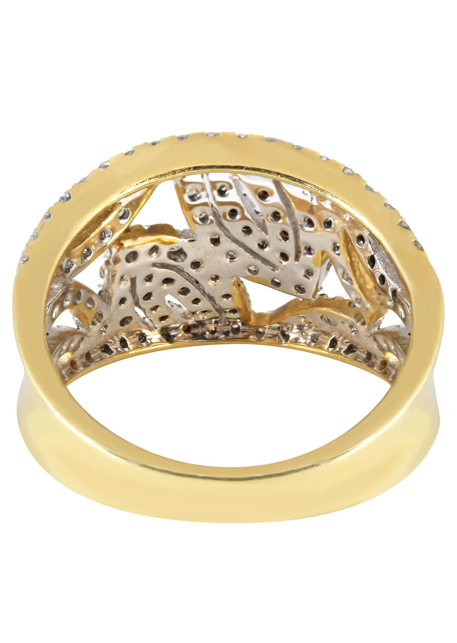 14K Ladies Black Diamond Cocktail Ring | 0.98 Carats | 5.13 Grams