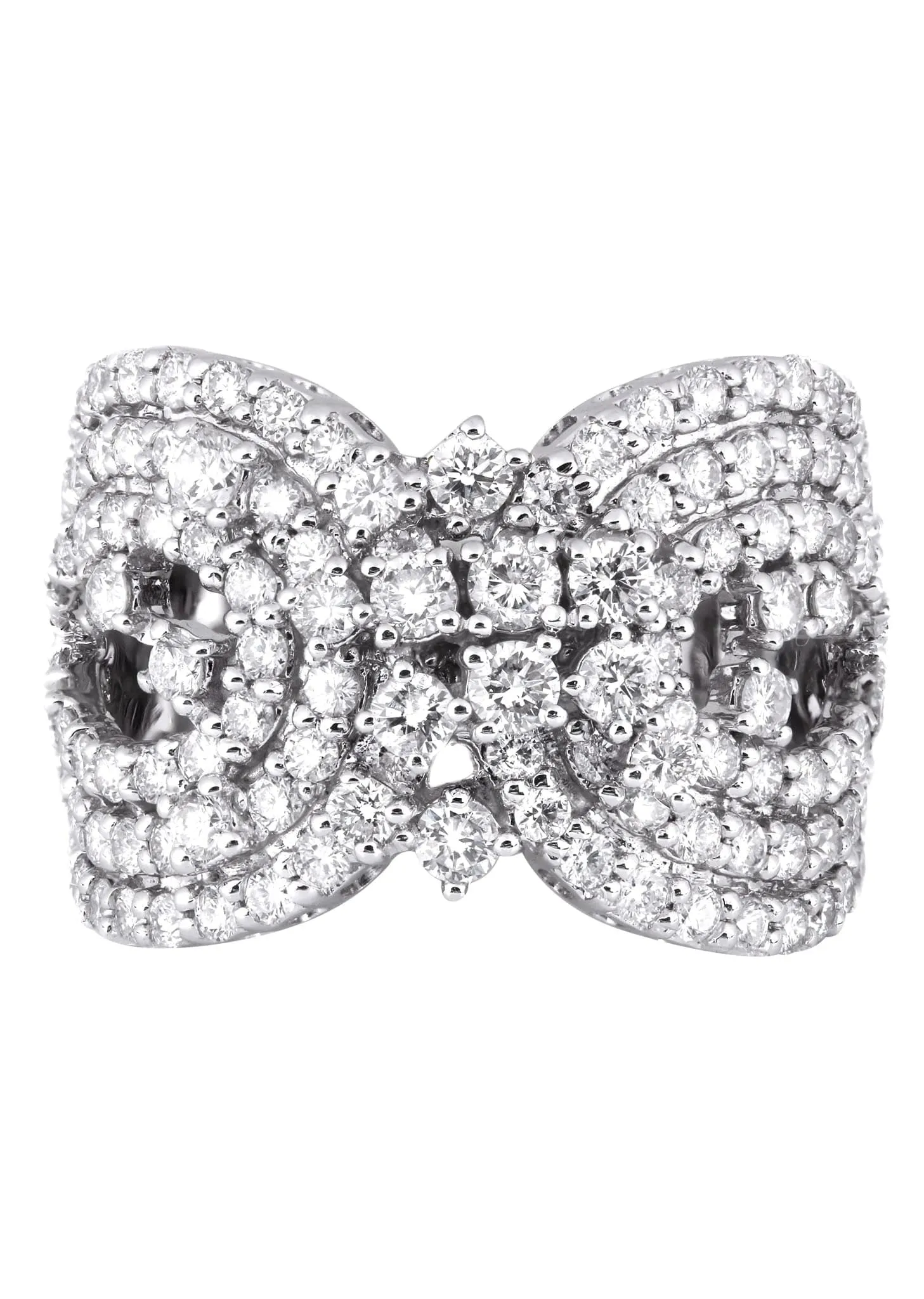 14K Ladies Diamond Cocktail Ring | 3.20 Carats | 10.93 Grams