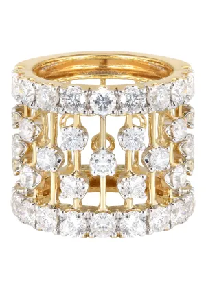 14K Ladies Diamond Cocktail Ring | 5.27 Carats | 14.1 Grams