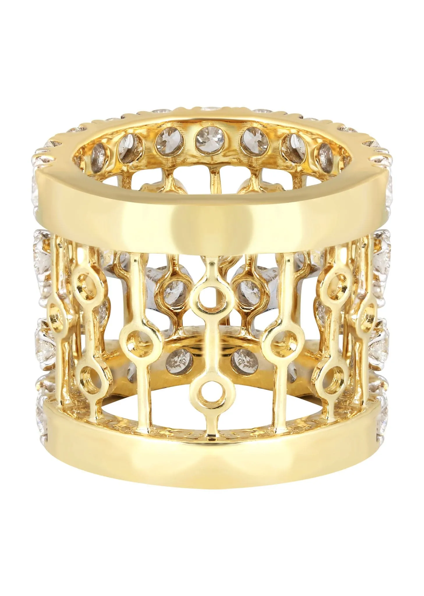 14K Ladies Diamond Cocktail Ring | 5.27 Carats | 14.1 Grams