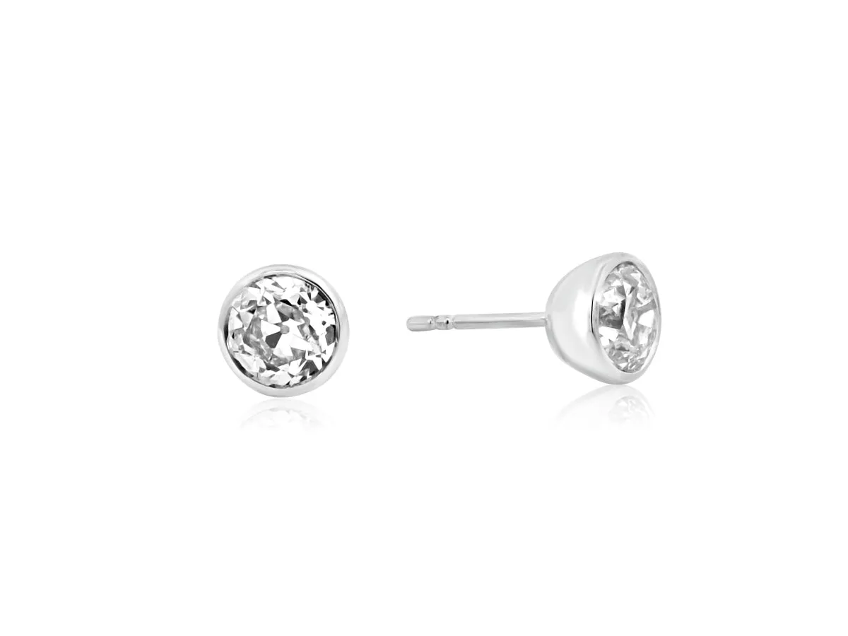 1.54cts DVS1/1.53cts EVS1 Lab Diamond Bezel Set Earrings