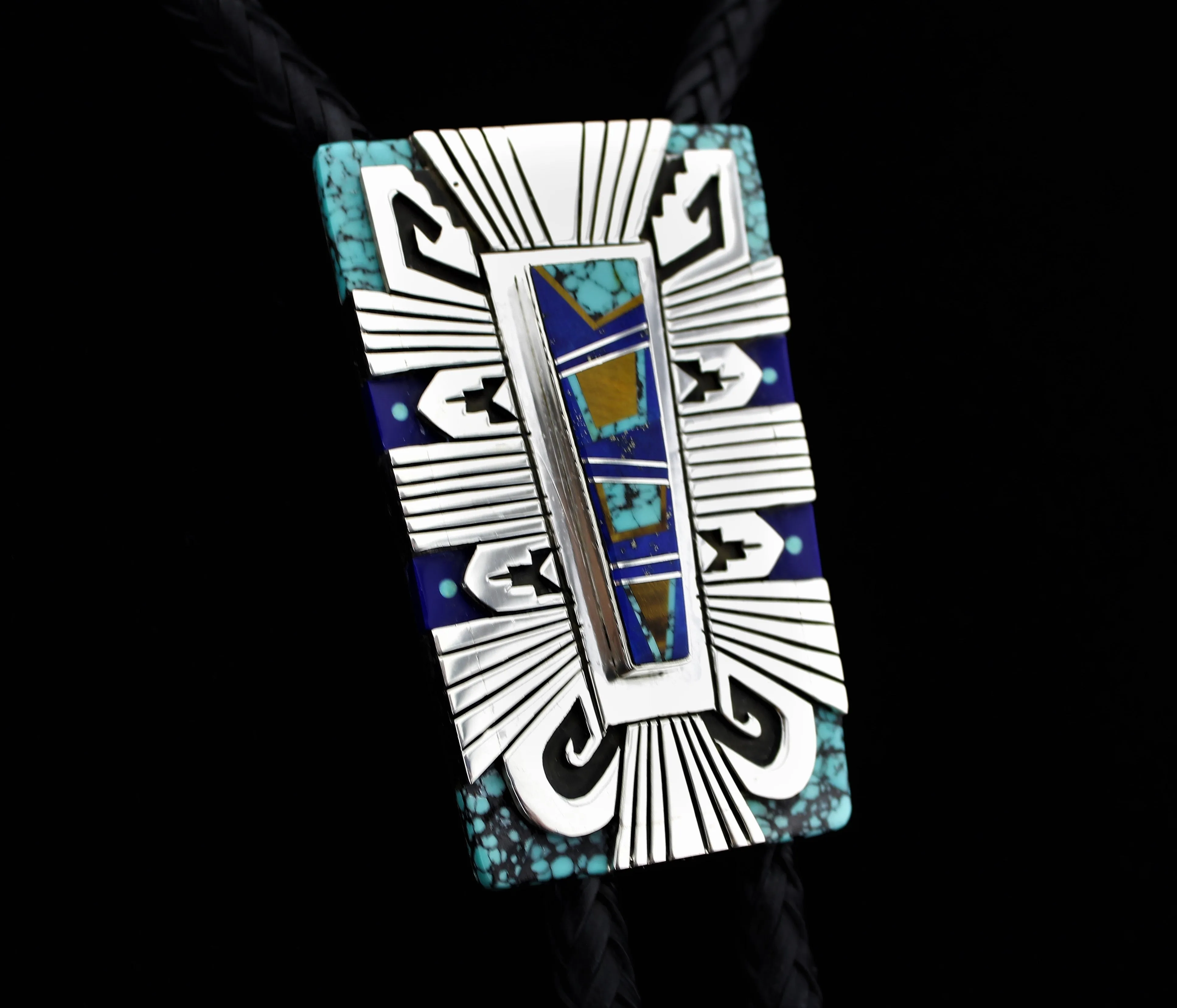 Abraham Begay Contemporary Bolo Tie