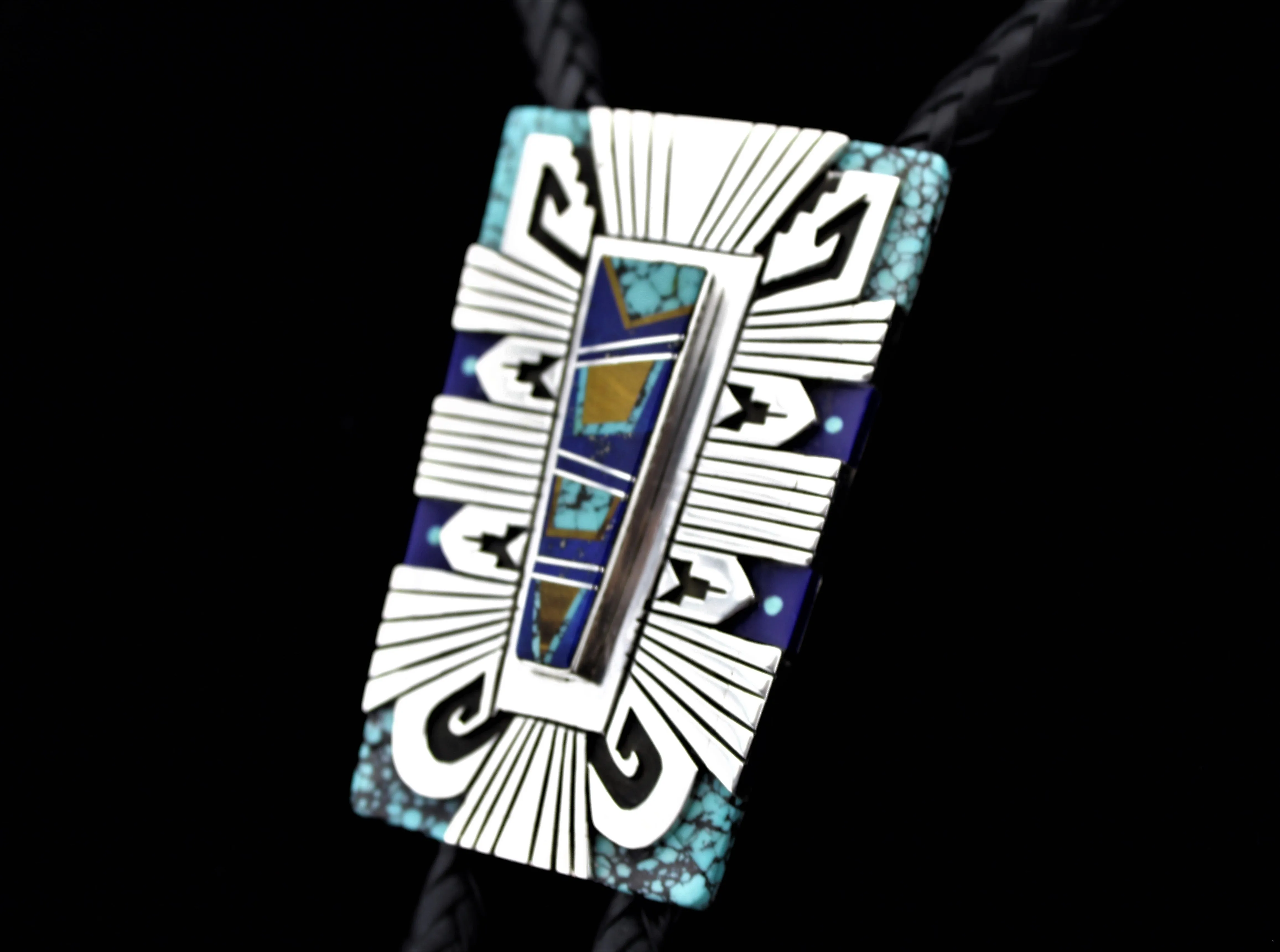 Abraham Begay Contemporary Bolo Tie