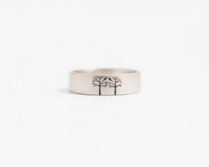 Birds in Trees Ring - Medium