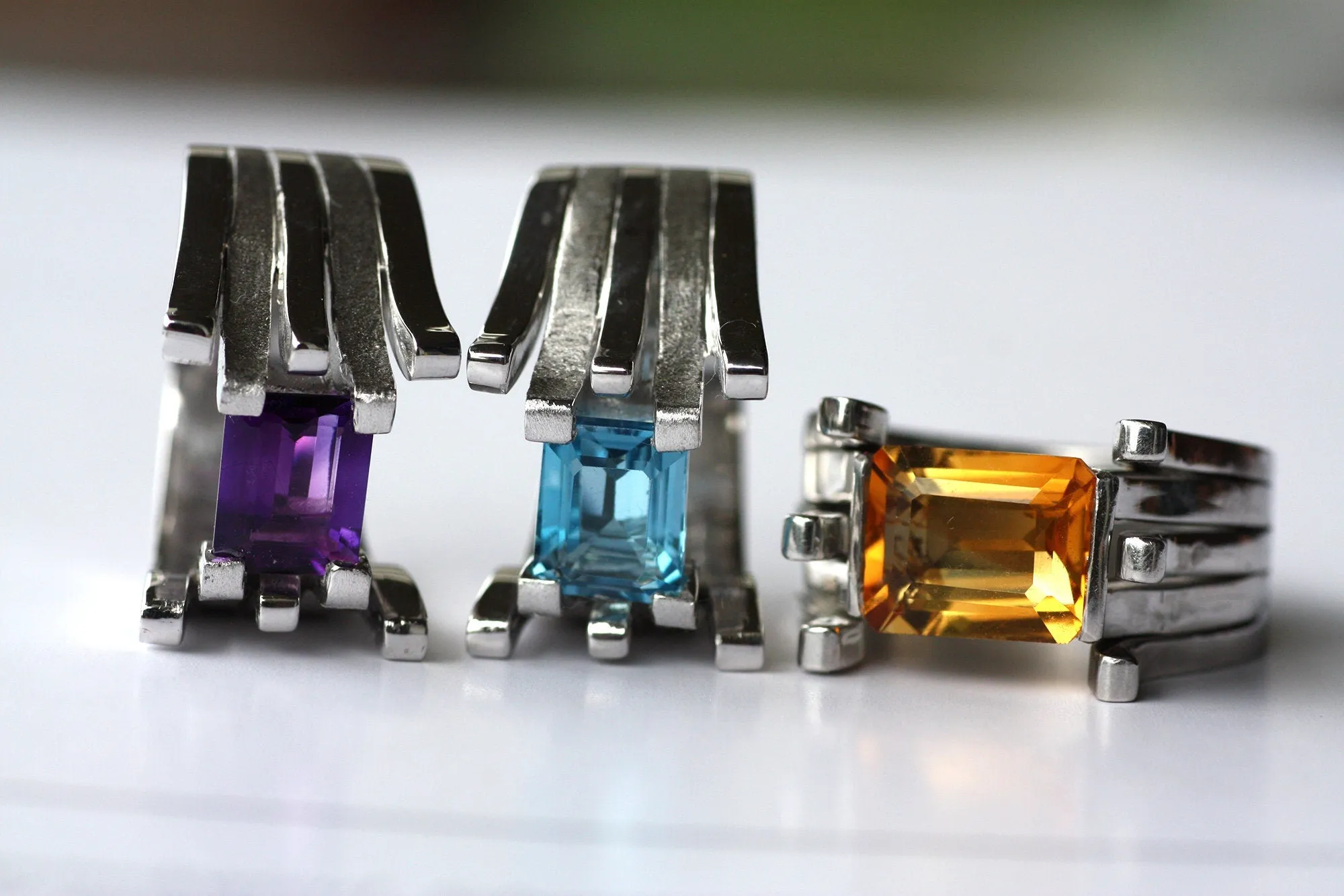 Blue Topaz cocktail ring