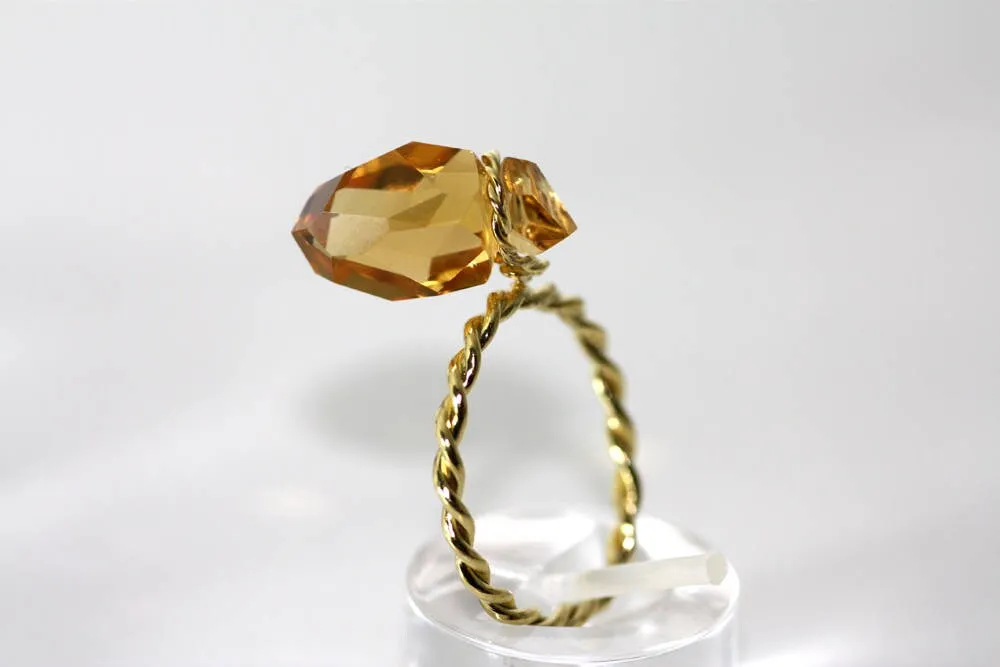 Citrine Gold 18K ring