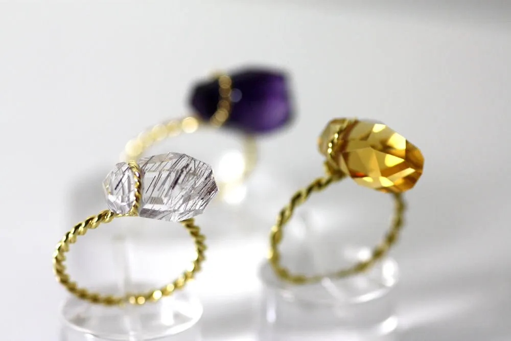 Citrine Gold 18K ring