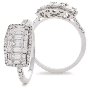 Classic Cocktail Cluster Ring 0.65ct - 1.50ct