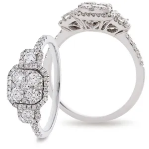 Classic Cocktail Cluster Ring 0.70ct
