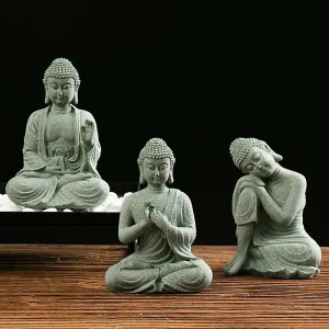 Creative Entrance Zen New Chinese Style Home Buddha Statue Decoration