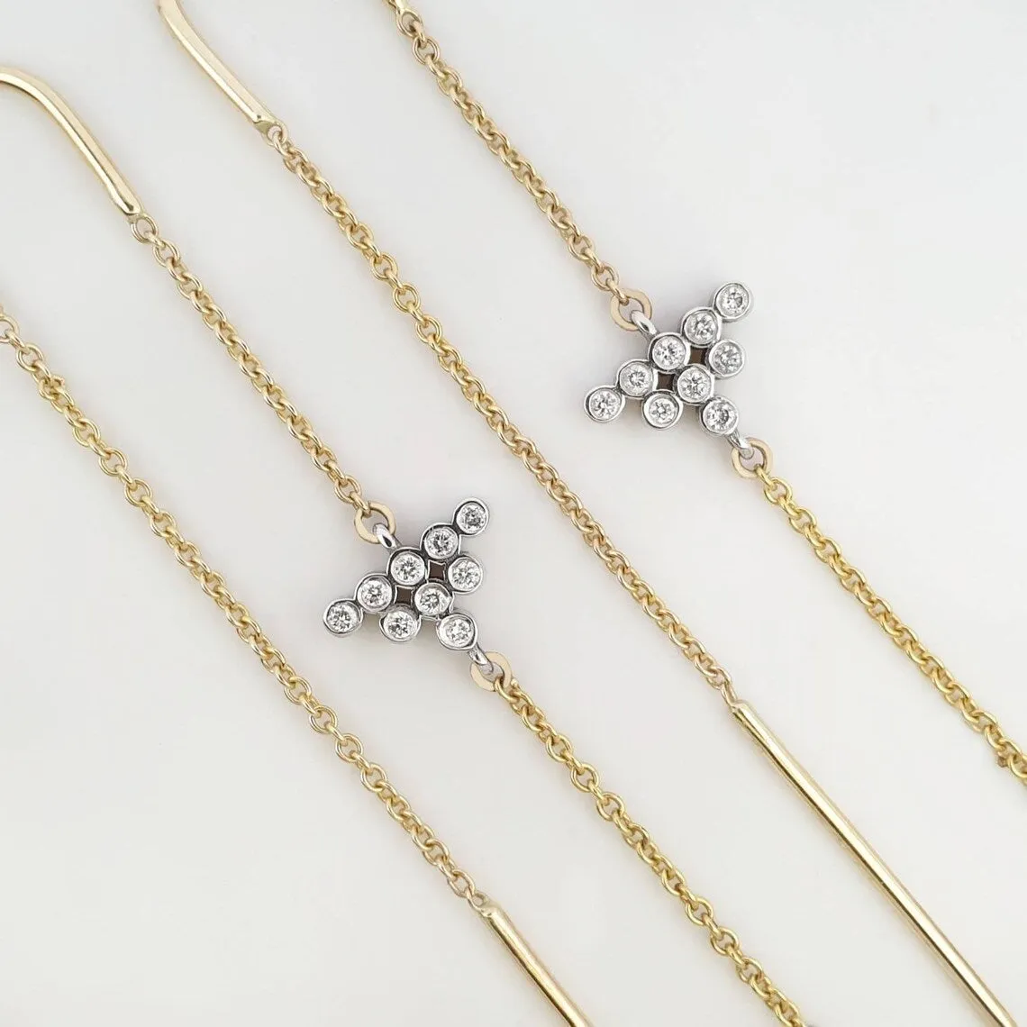 Dangle Earrings With Diamonds