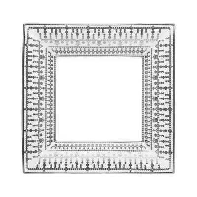 Decorative Trays Large White Platinum Tiara Tray
