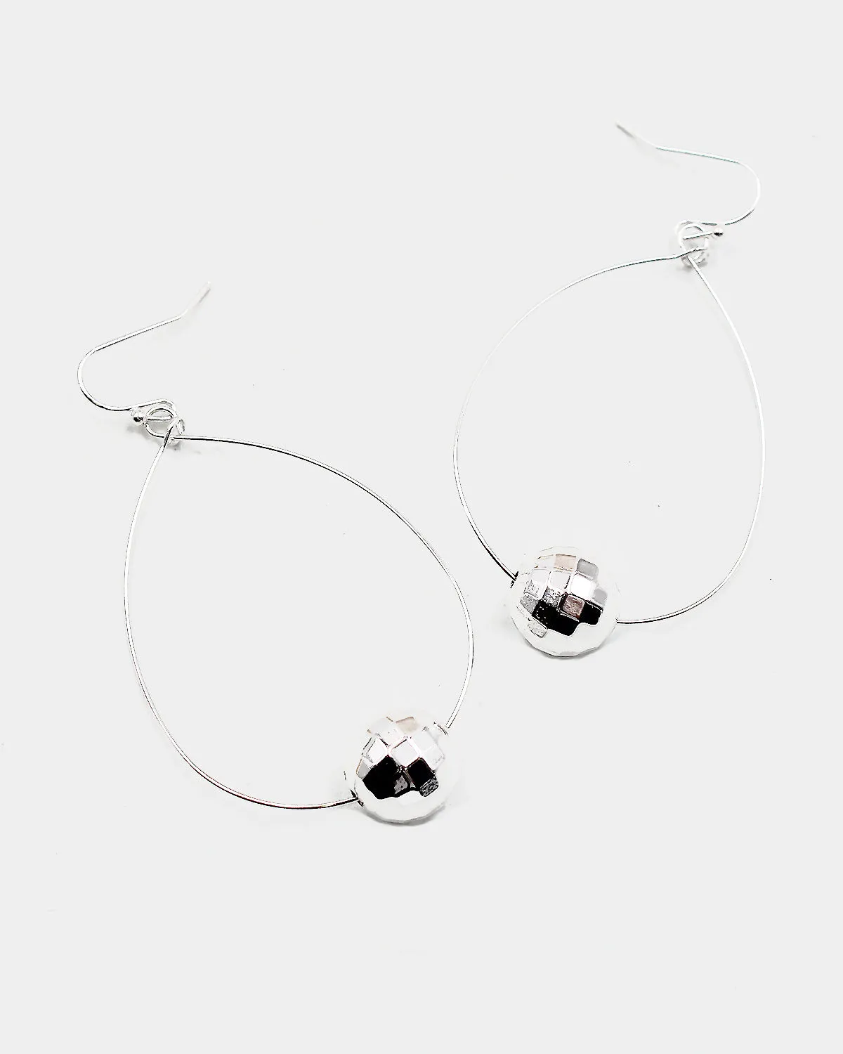 Delicate Metal Wire Dangle Earrings