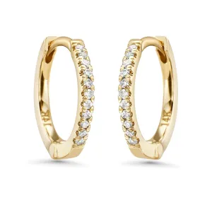 Diamond Huggies Earrings (0.12 ct.) in 14K Gold