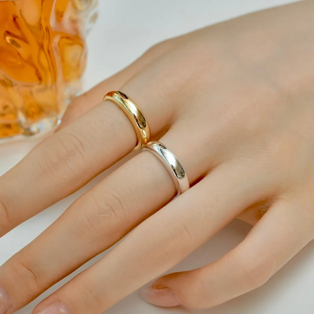 Dome Adjustable Open Ring