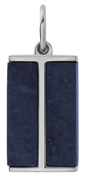 Duo Lapis Pendant, Sterling Silver