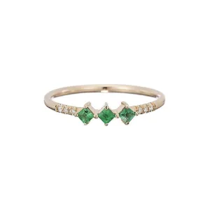 Emerald Harmony Ring (ready to ship option)*