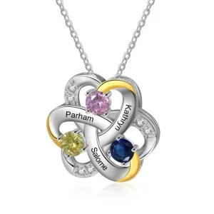 First valentine Gift For Girlfriend-Gold Plated Flower Necklace