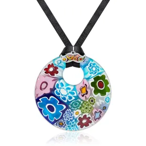 Full of Flowers Garden Round Pendant