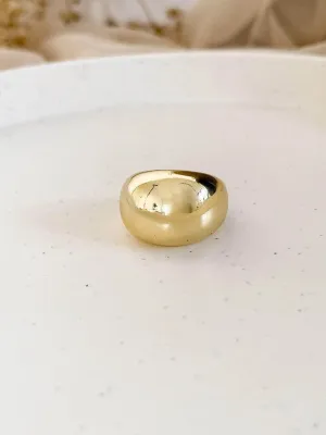 Gold Dome Ring