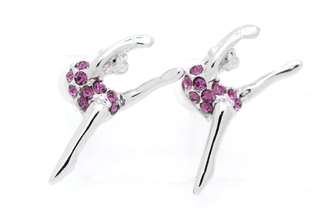 Gymnast Dancer POST Earrings - Leg Up