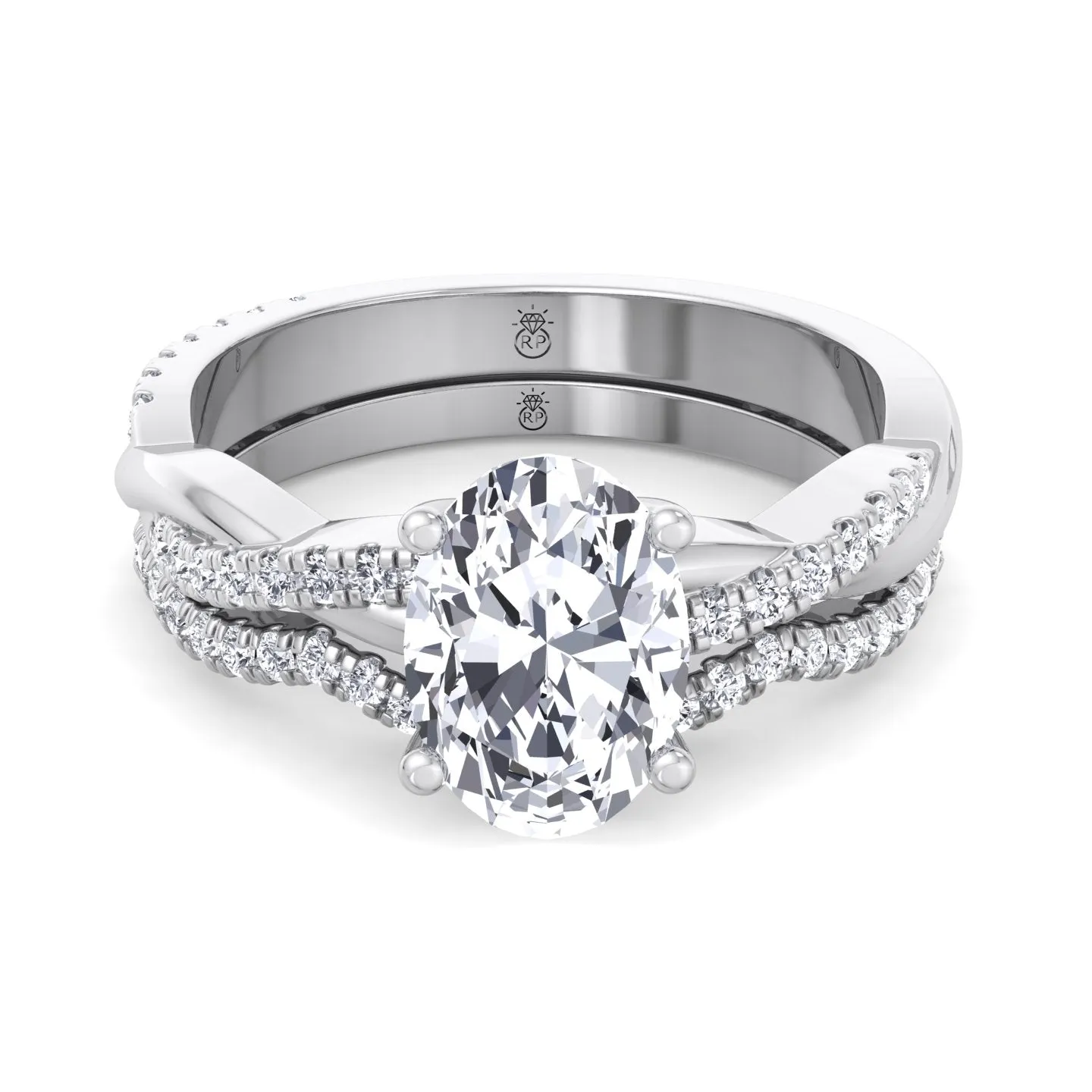 Kauai - Curvy Pave Wedding Band (0.22 CT)
