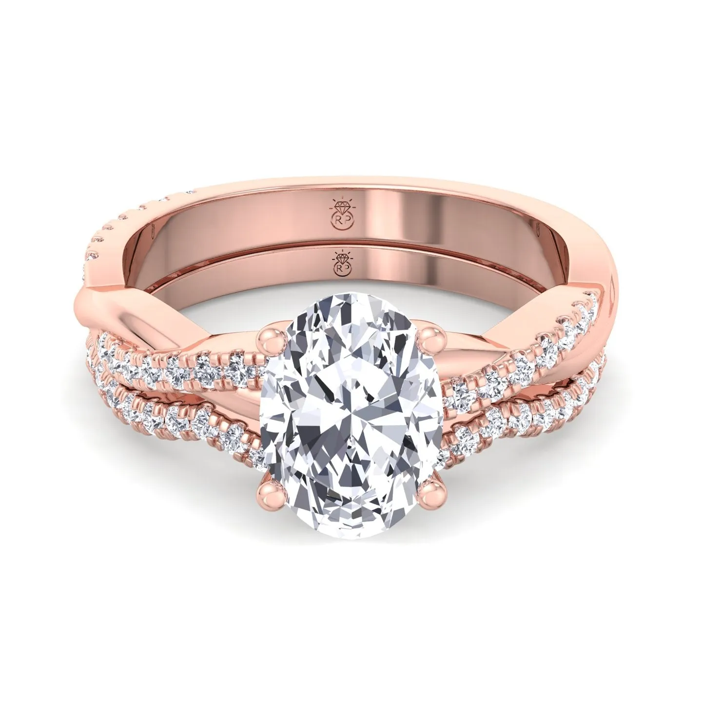 Kauai - Curvy Pave Wedding Band (0.22 CT)