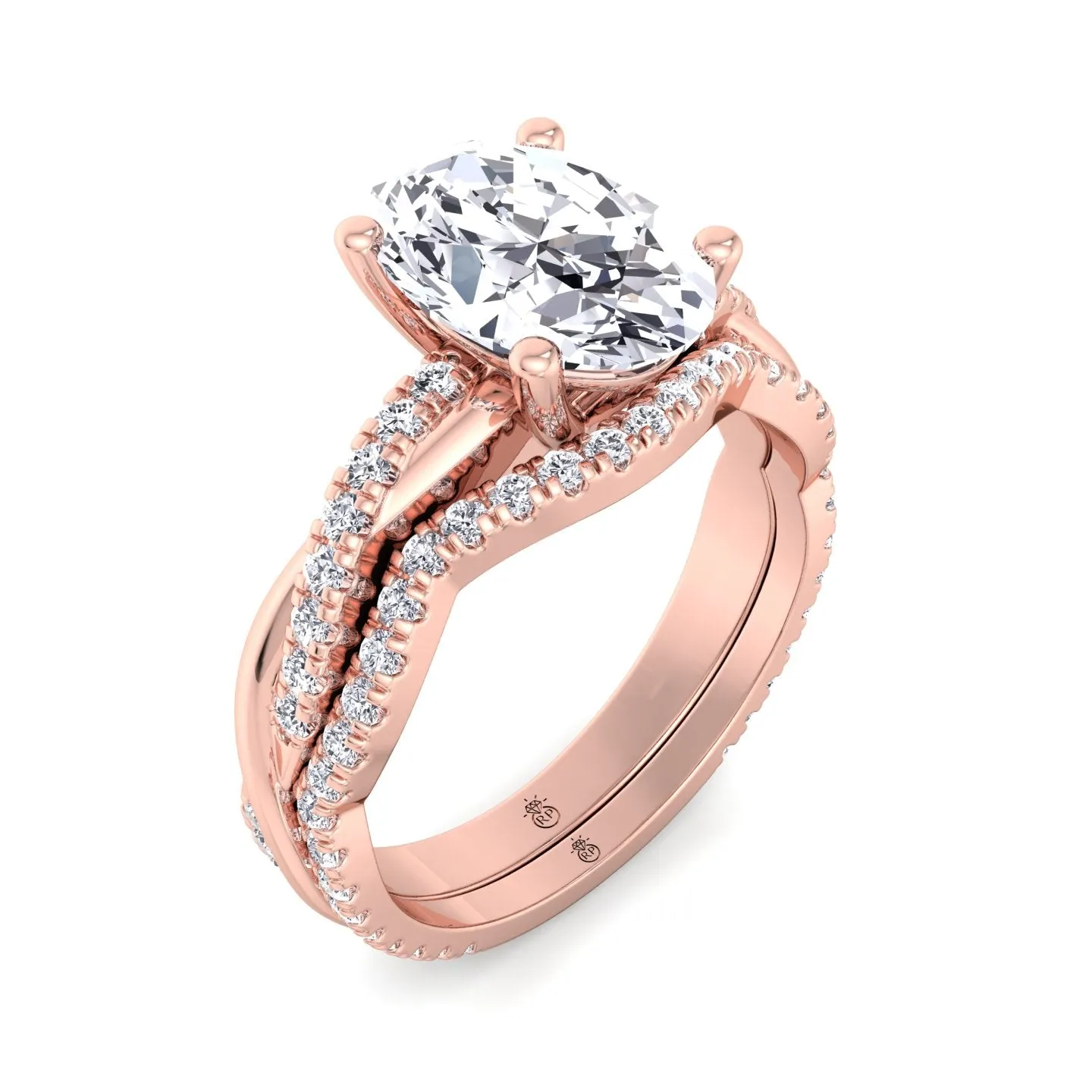 Kauai - Curvy Pave Wedding Band (0.22 CT)