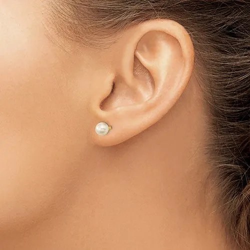 Kids 14K Yellow Gold Birthstone Stud Screwback Earrings
