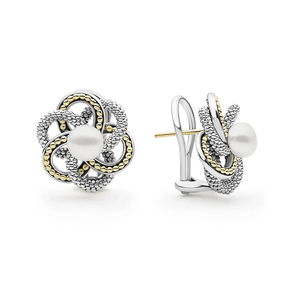 Love Knot Pearl Earrings