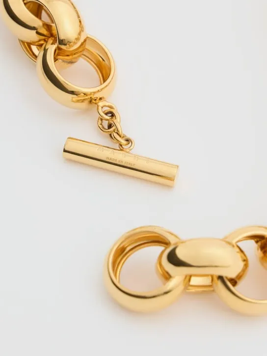 Marni   Chunky chain necklace w/ crystals 