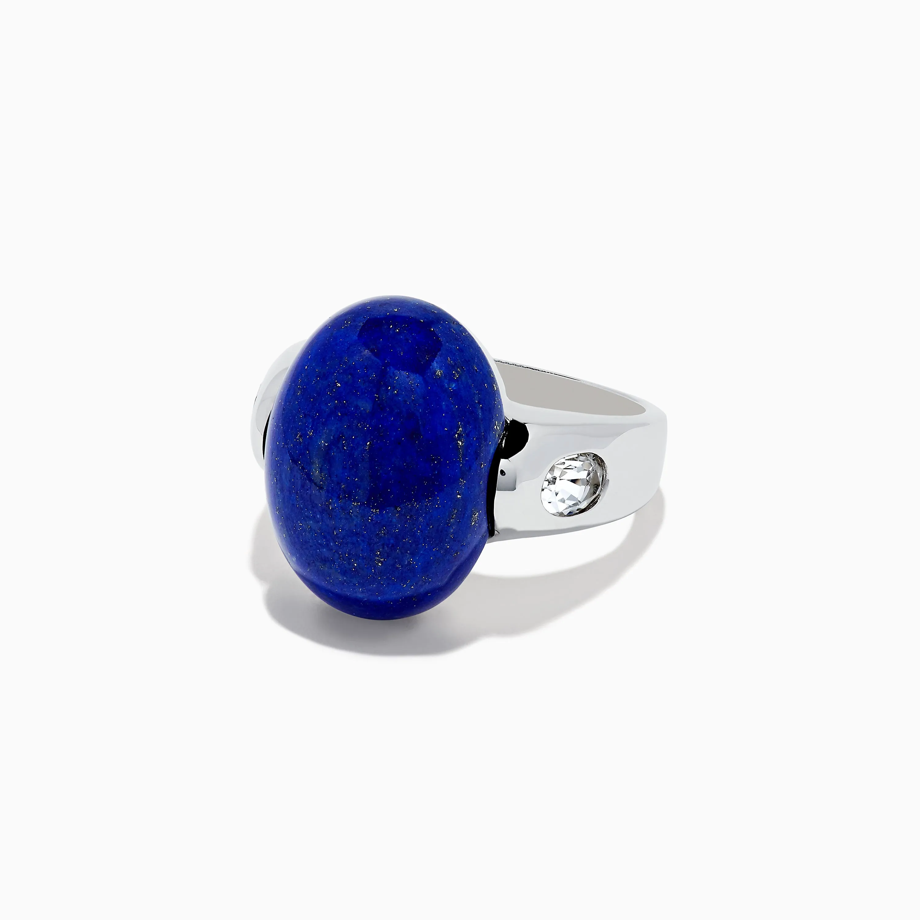 Men's Sterling Silver Lapis Lazuli Ring, 23.10 TCW