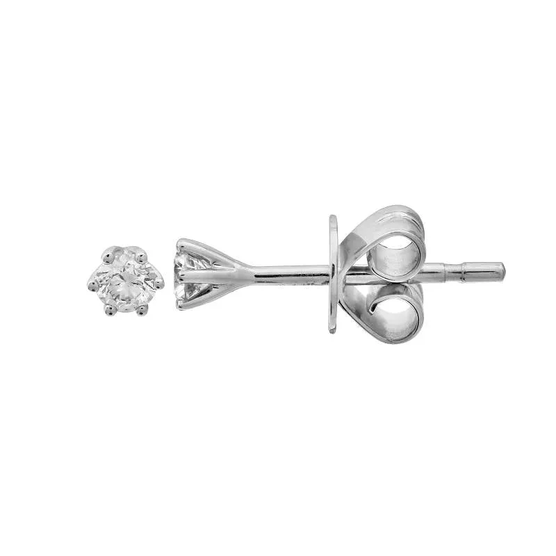 Mini Solitaire Diamond Studs