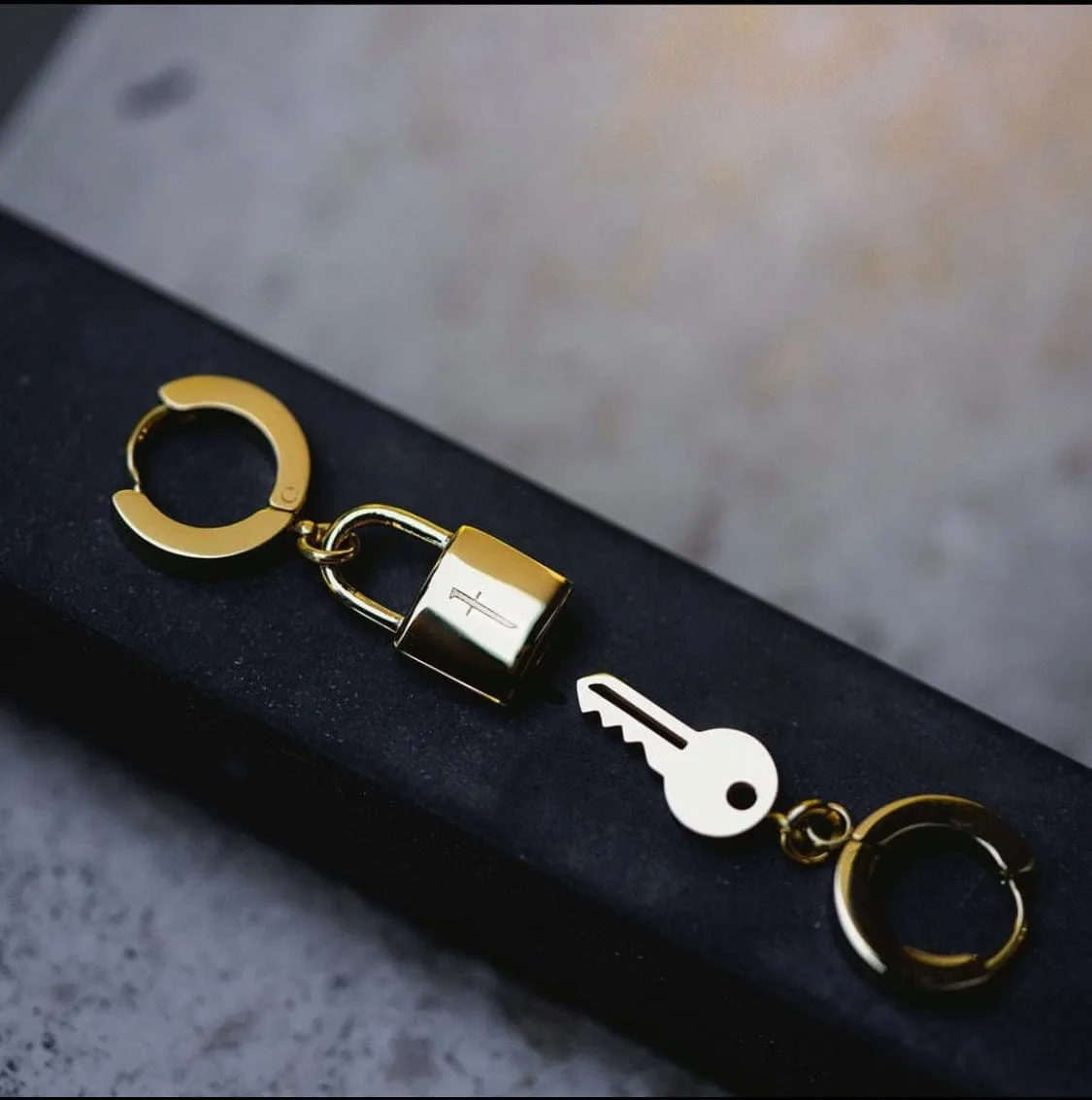 Mister Lock & Key Earrings