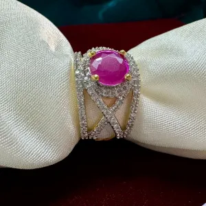 Pearlfect Classic Cocktail with American Diamonds