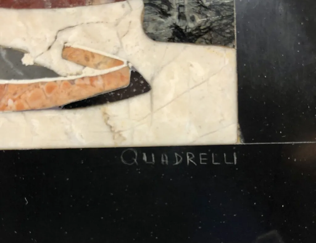 Petria Dura Florence Landscape Plaque by Quadrelli /b