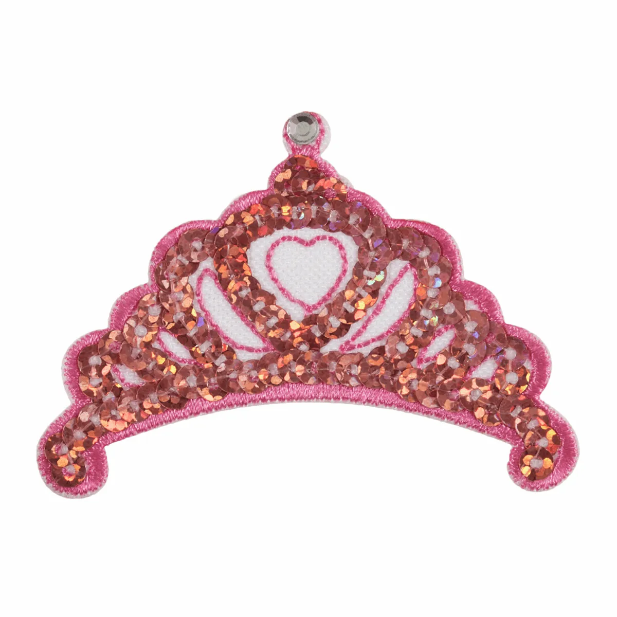 Princess Tiara  - Iron -On & Sew-On Patch