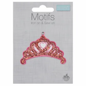 Princess Tiara  - Iron -On & Sew-On Patch