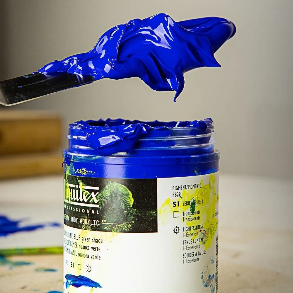 Professional Heavy Body Acrylic - Ultramarine Blue Green Shade