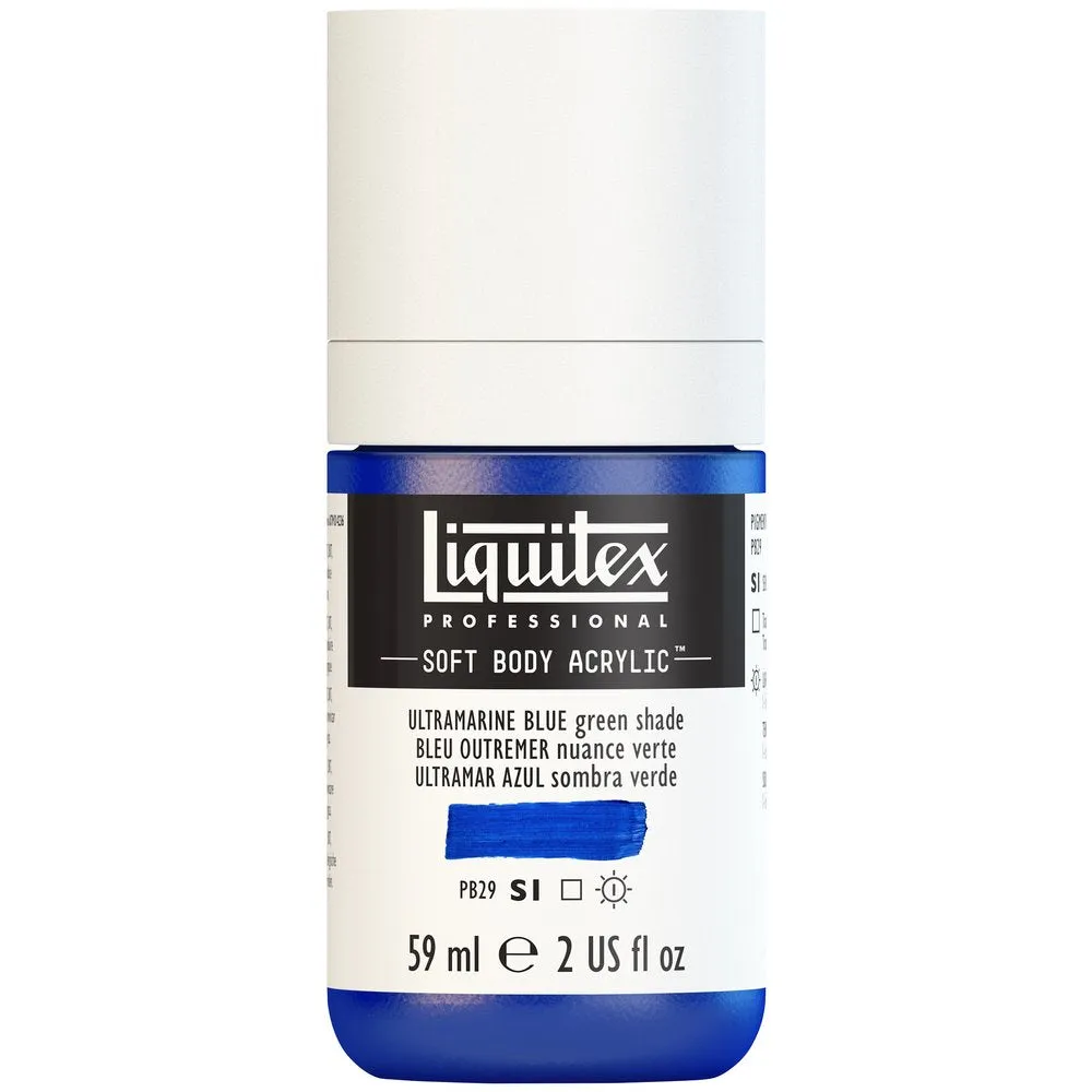 Professional Soft Body Acrylic - Ultramarine Blue Green Shade - Universal