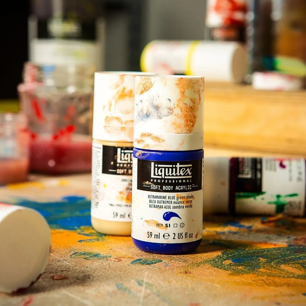 Professional Soft Body Acrylic - Ultramarine Blue Green Shade - Universal