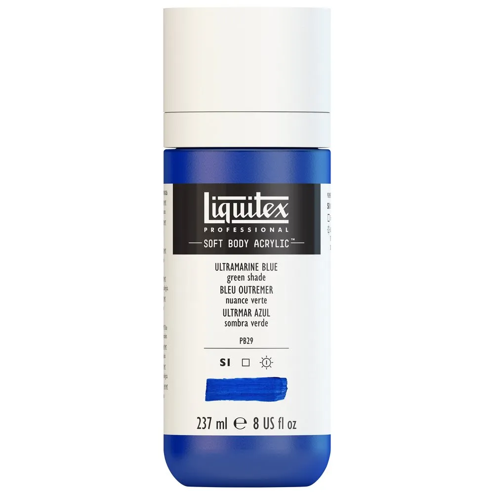 Professional Soft Body Acrylic - Ultramarine Blue Green Shade - Universal