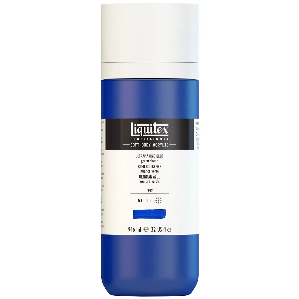Professional Soft Body Acrylic - Ultramarine Blue Green Shade - Universal