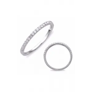 S Kashi & Sons Prong Set Wedding Band EN7569-BWG