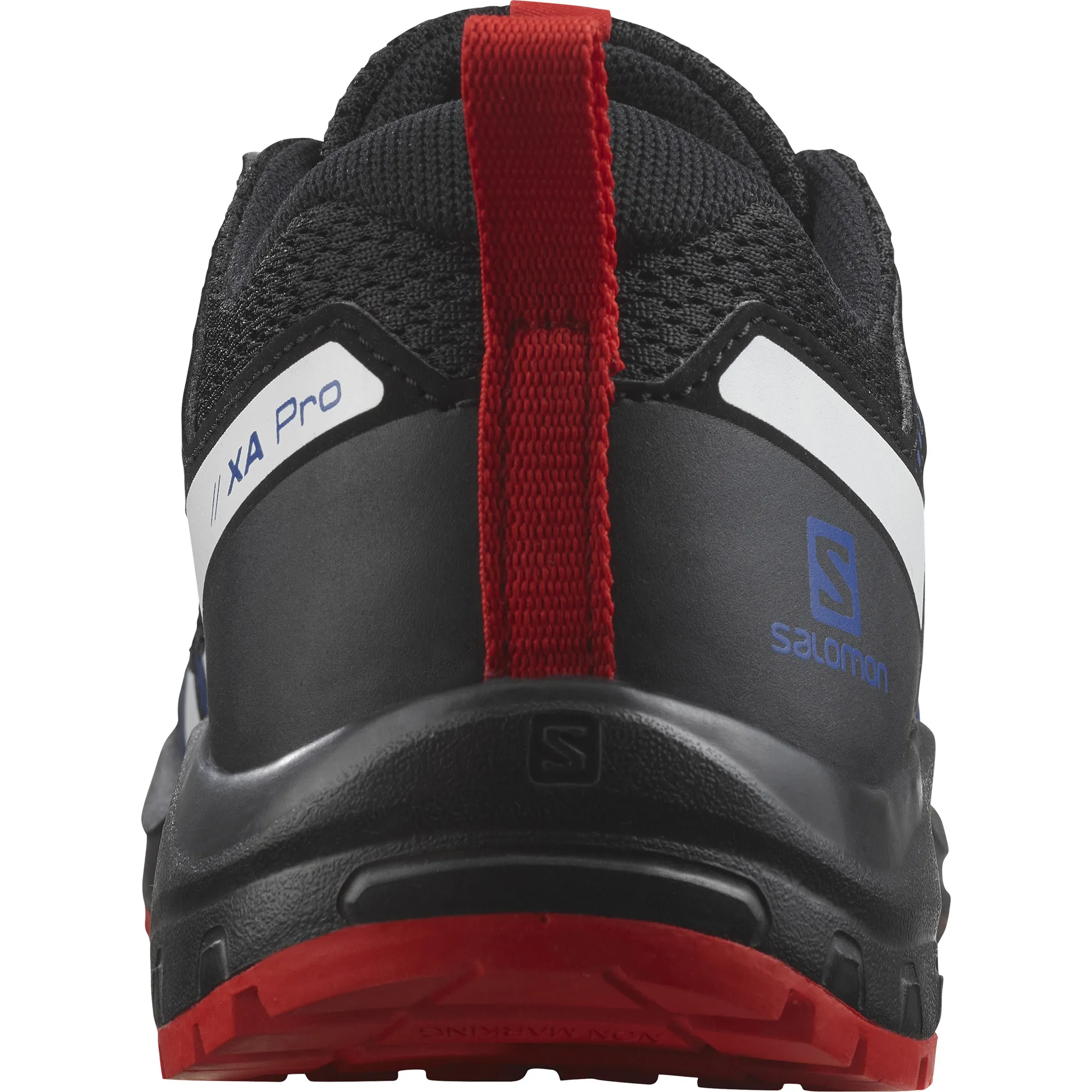 Salomon Juniors&#x27; XA Pro V8 Black/Lapis Blue/Fiery Red | Buy Salomon Juniors&#x27; XA Pro V8 Black/Lapis Blue/Fiery Red here | Outnorth