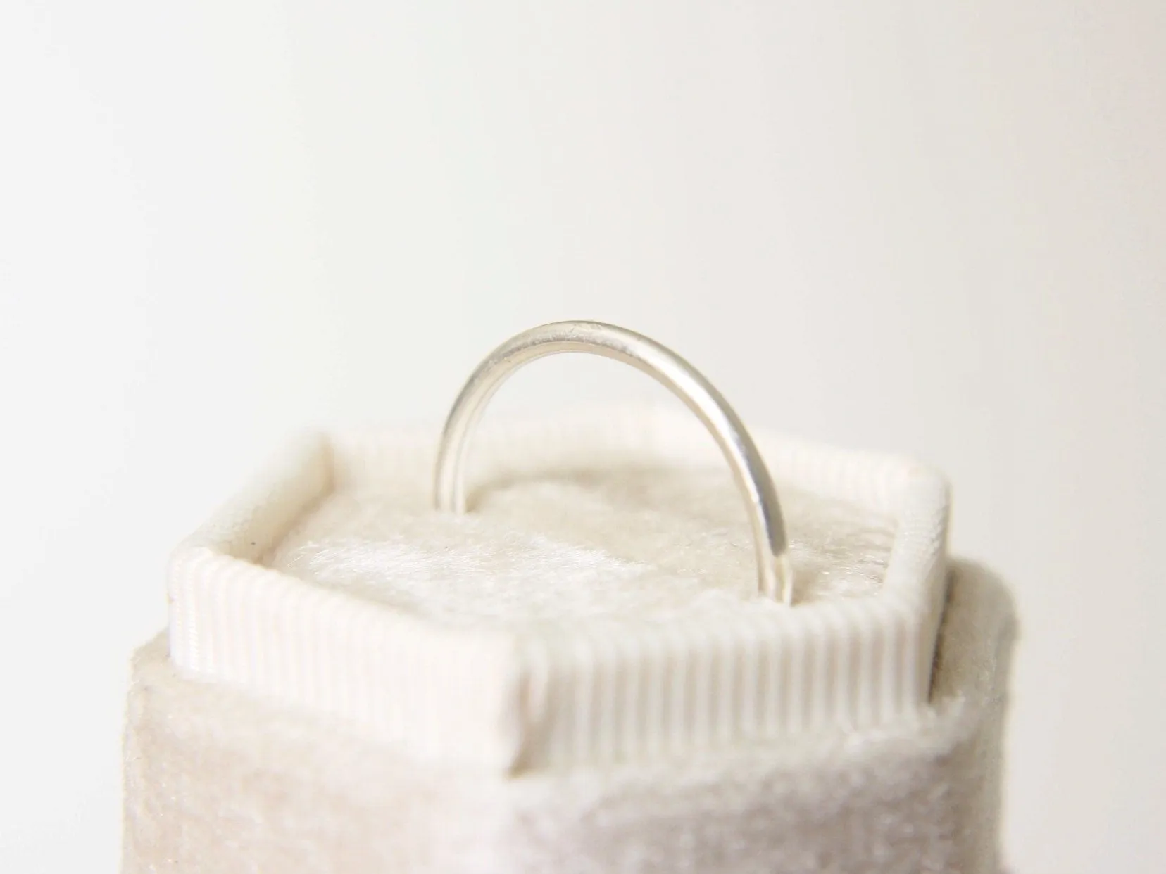 Sterling Silver Plain Round Band