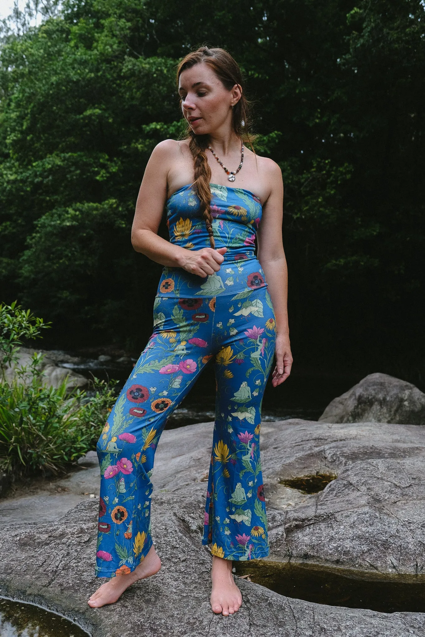 Stretch Singlet - Nymphs - Lazuli