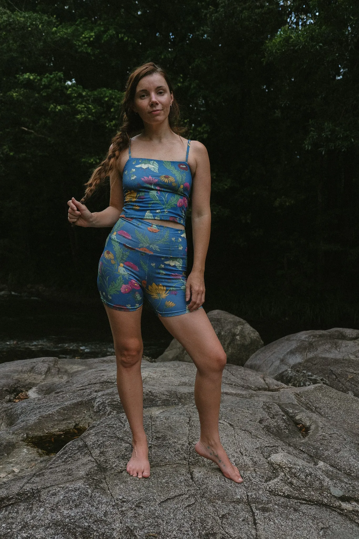 Stretch Singlet - Nymphs - Lazuli