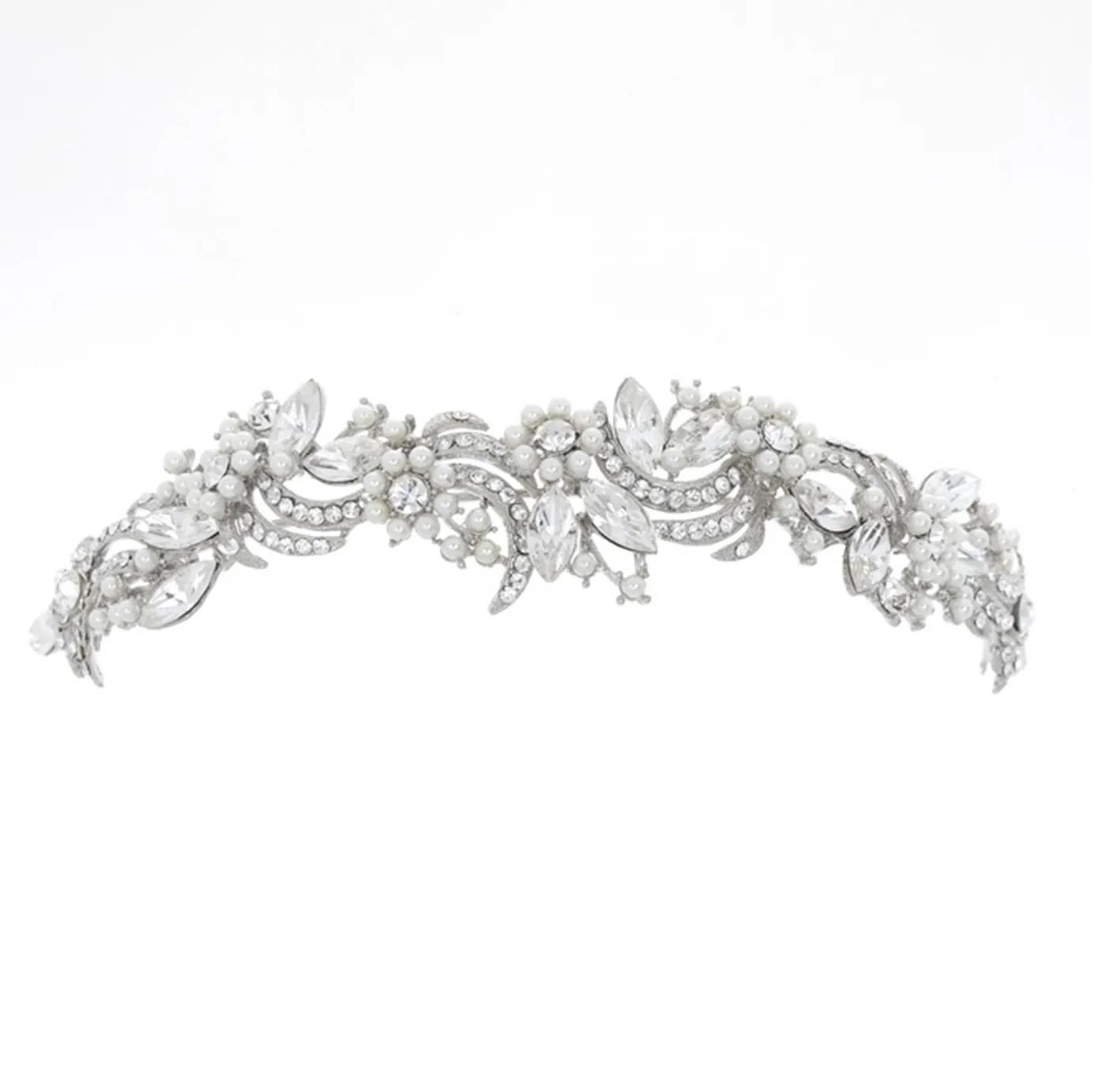 Tabitha Crystal & Pearl Headband