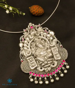 The Aadhvitha Silver Ganesha Pendant